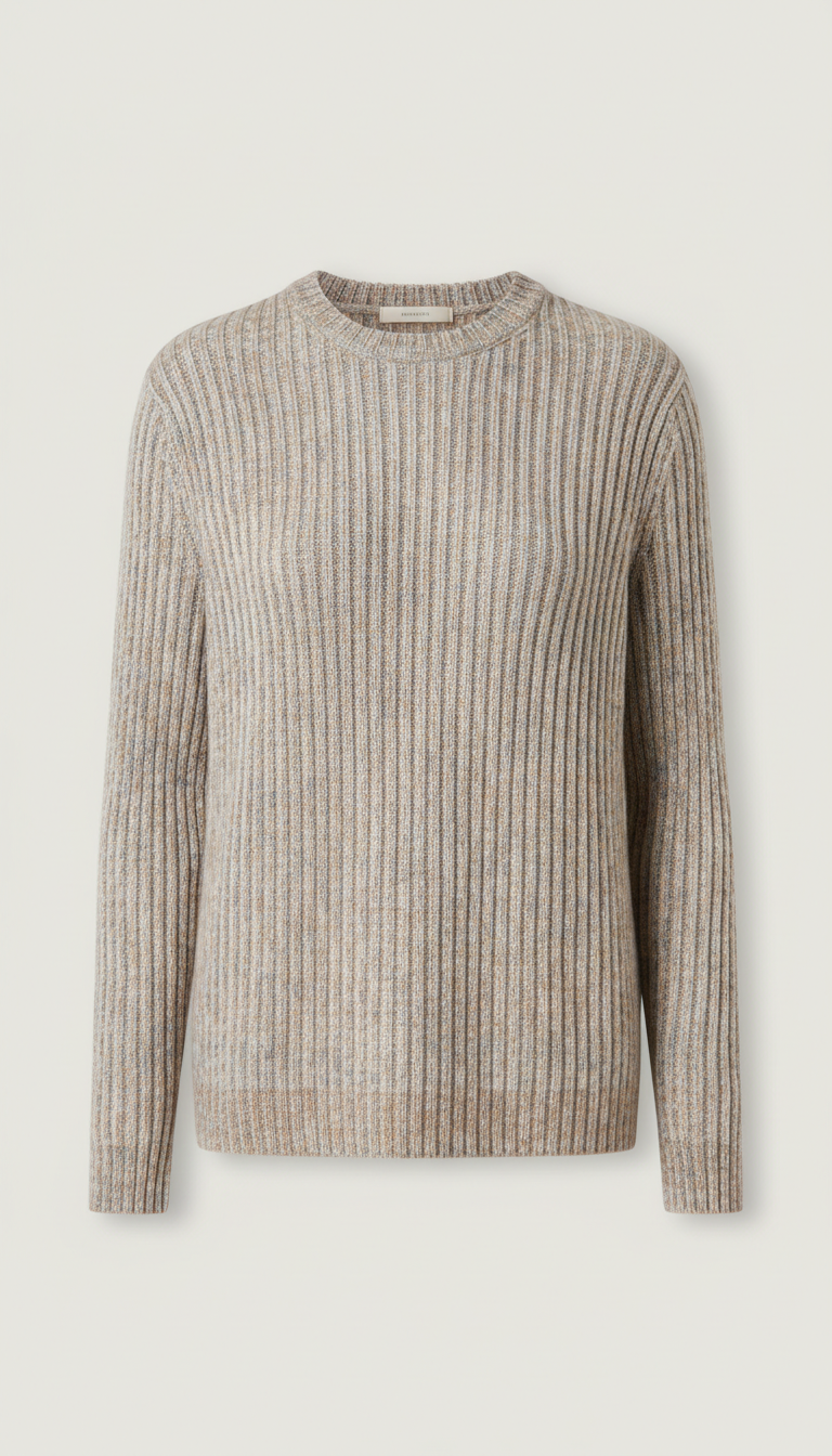 Cashmere ribbed sweater