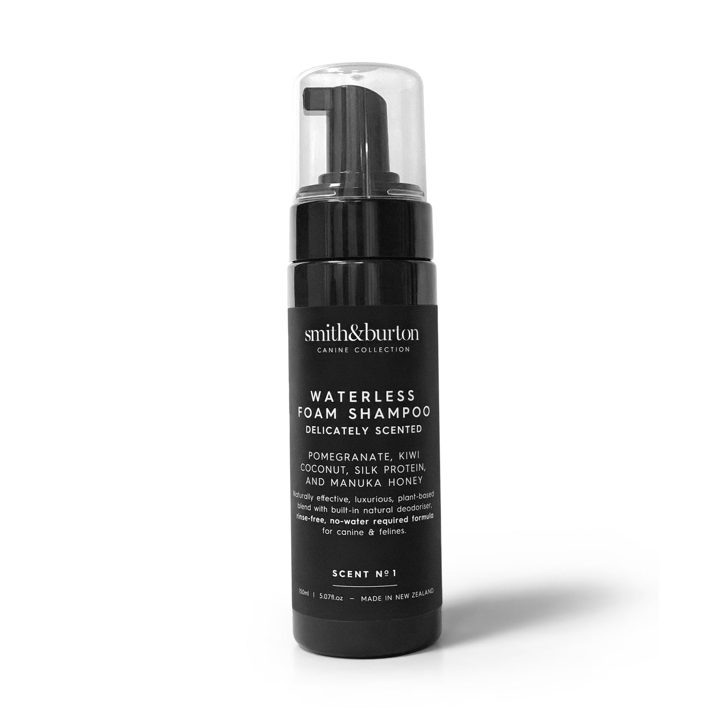 waterless foam shampoo - delicately scented