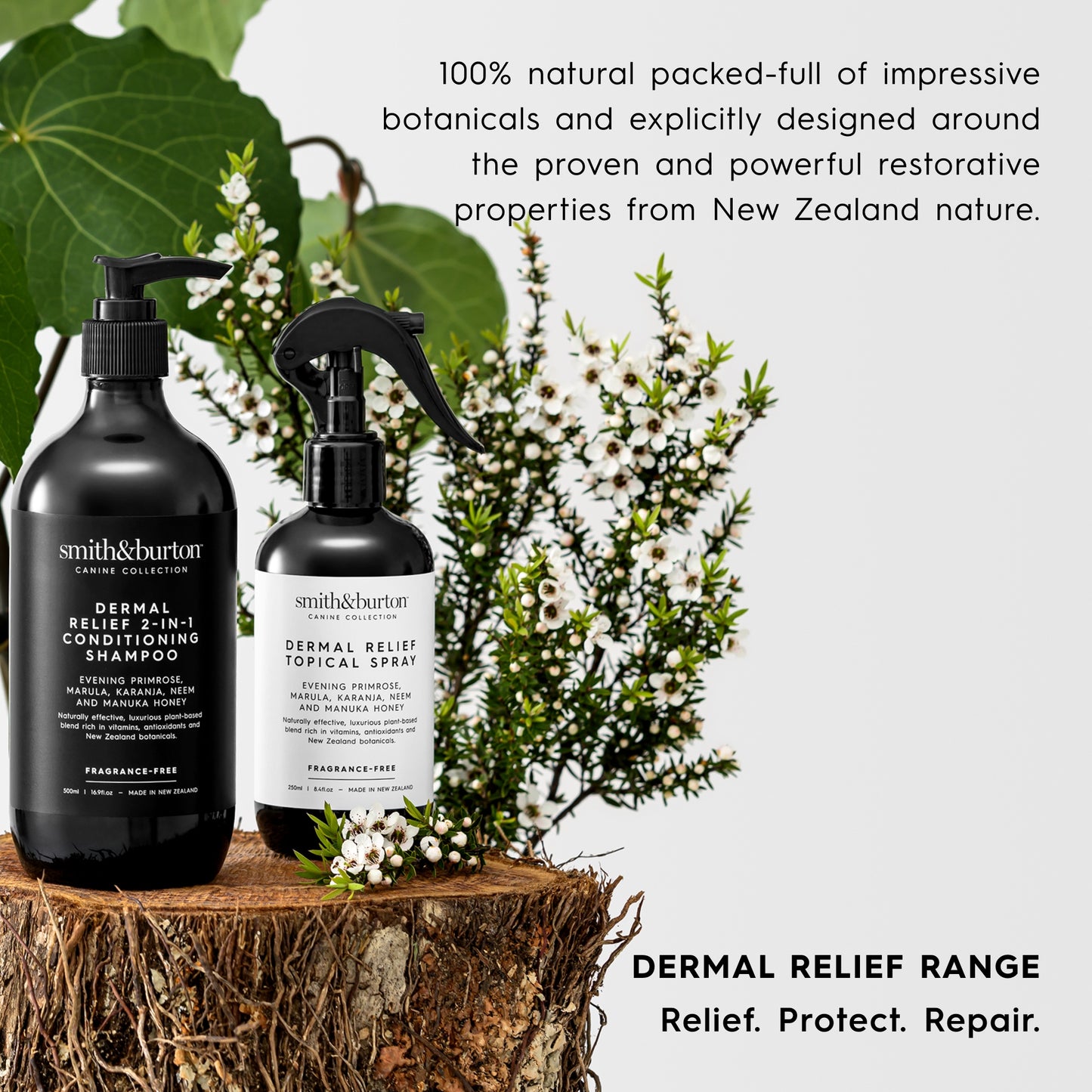 dermal relief 2 in 1 shampoo & conditioner for sensitive skin