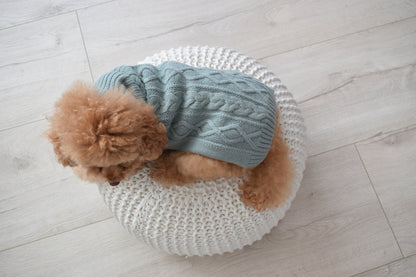 cable knit merino sweater