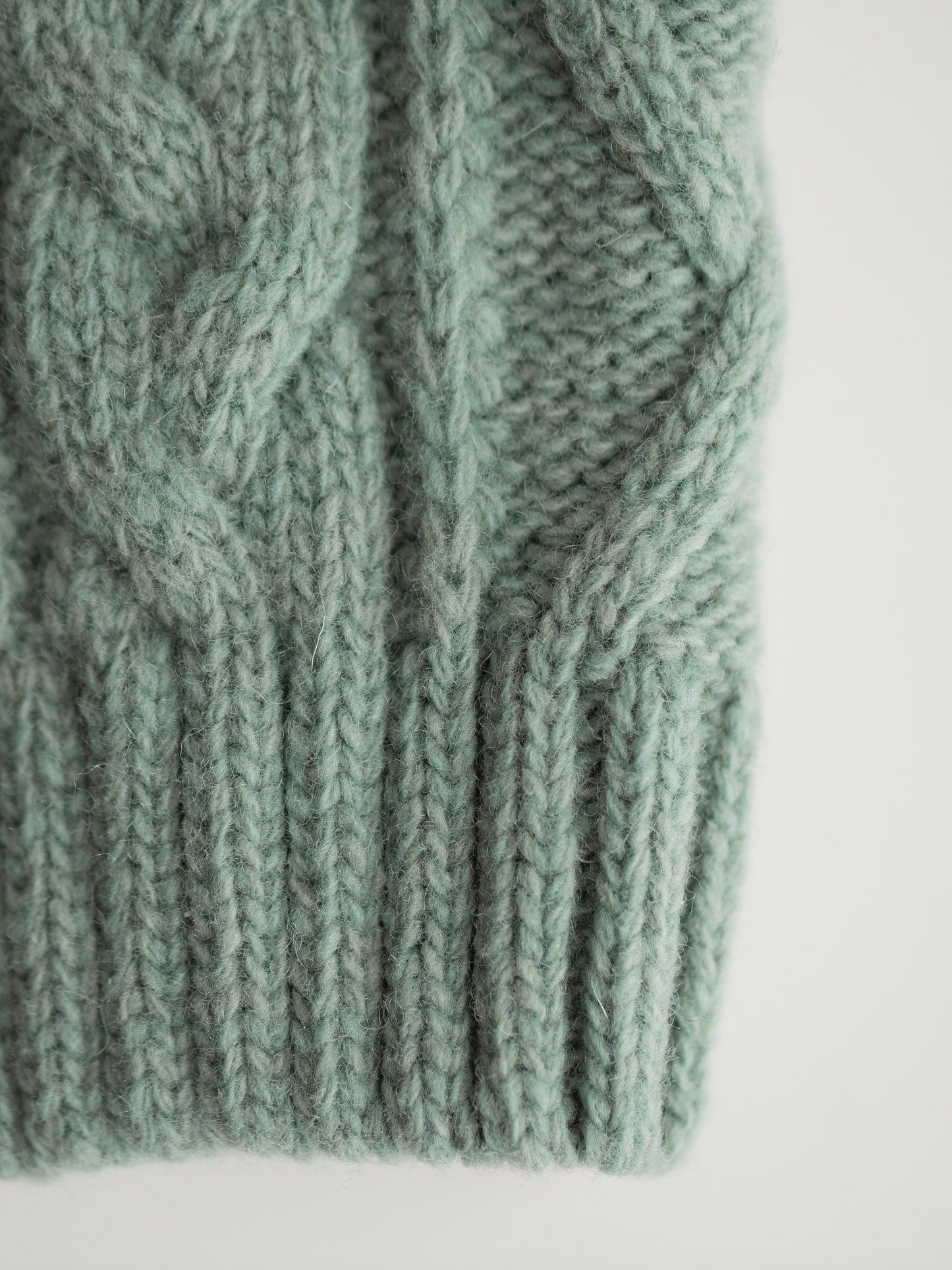 cable knit merino sweater