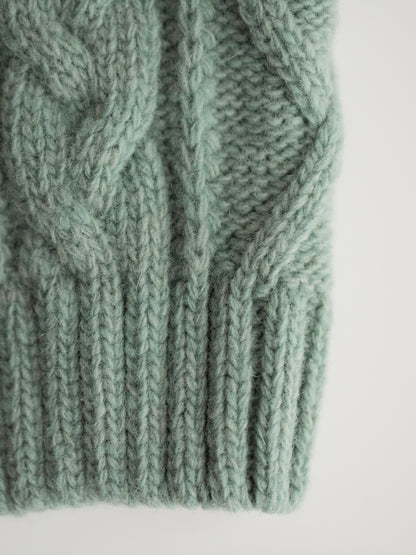 cable knit merino sweater
