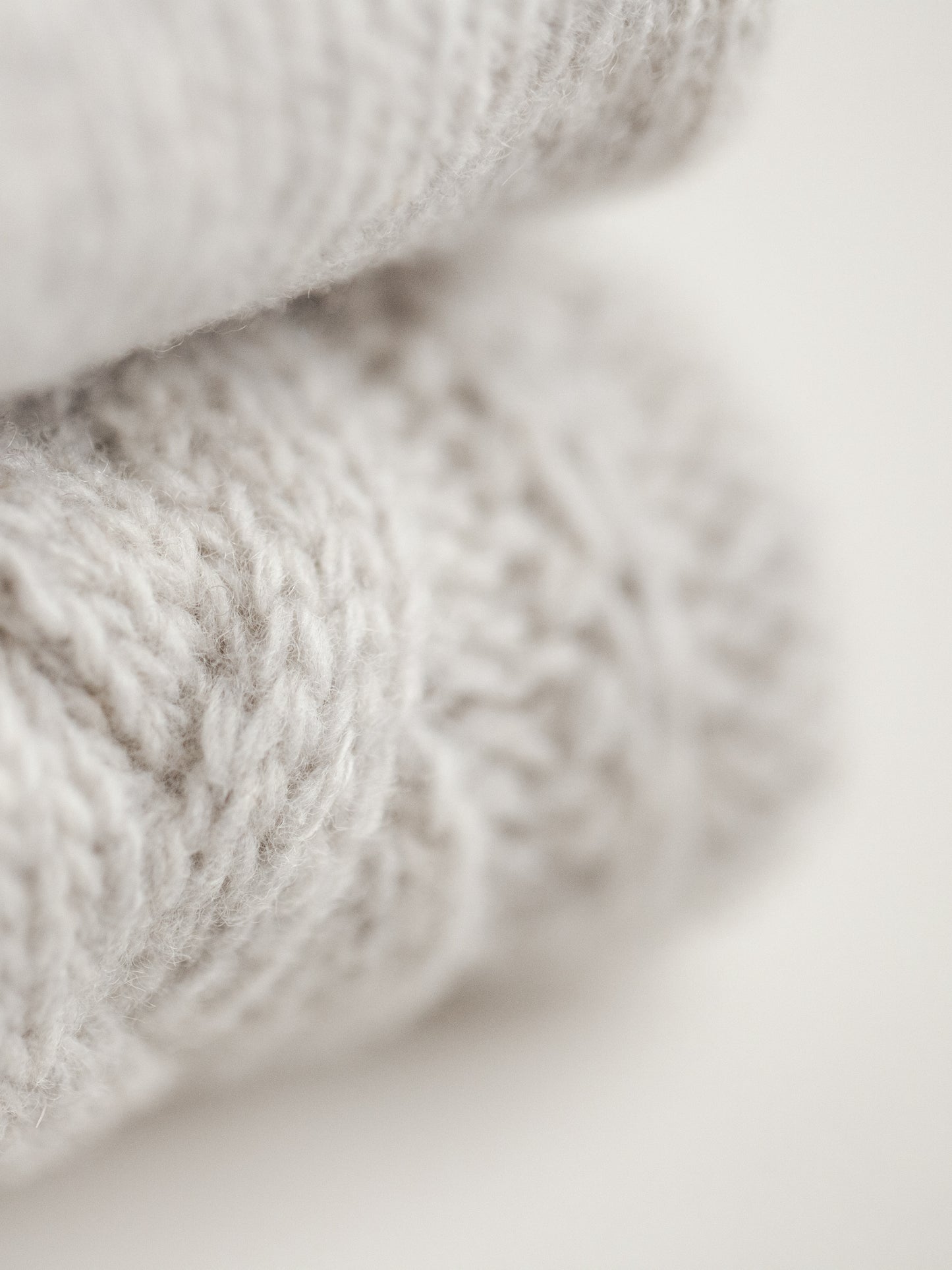 close up merino wool sweater poodle dog