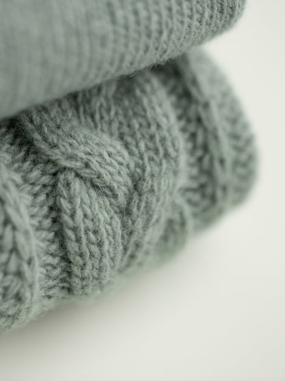cable knit merino sweater