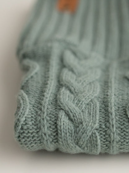 cable knit merino sweater