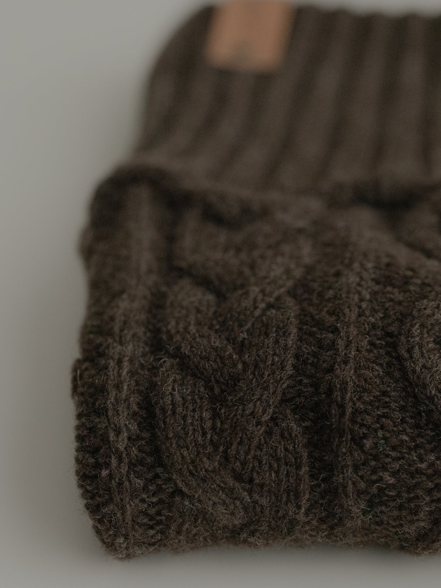 cable knit merino sweater