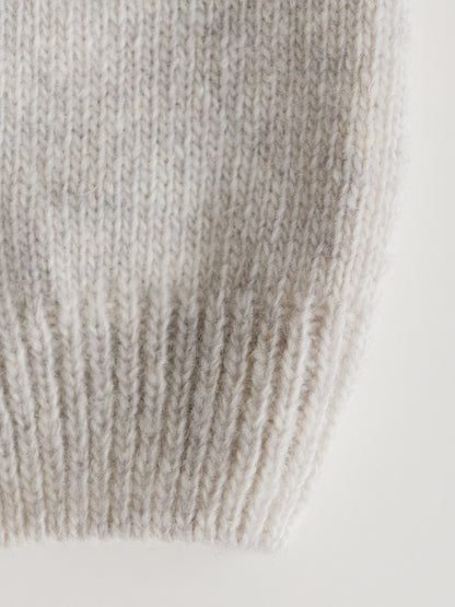 plain knit merino sweater