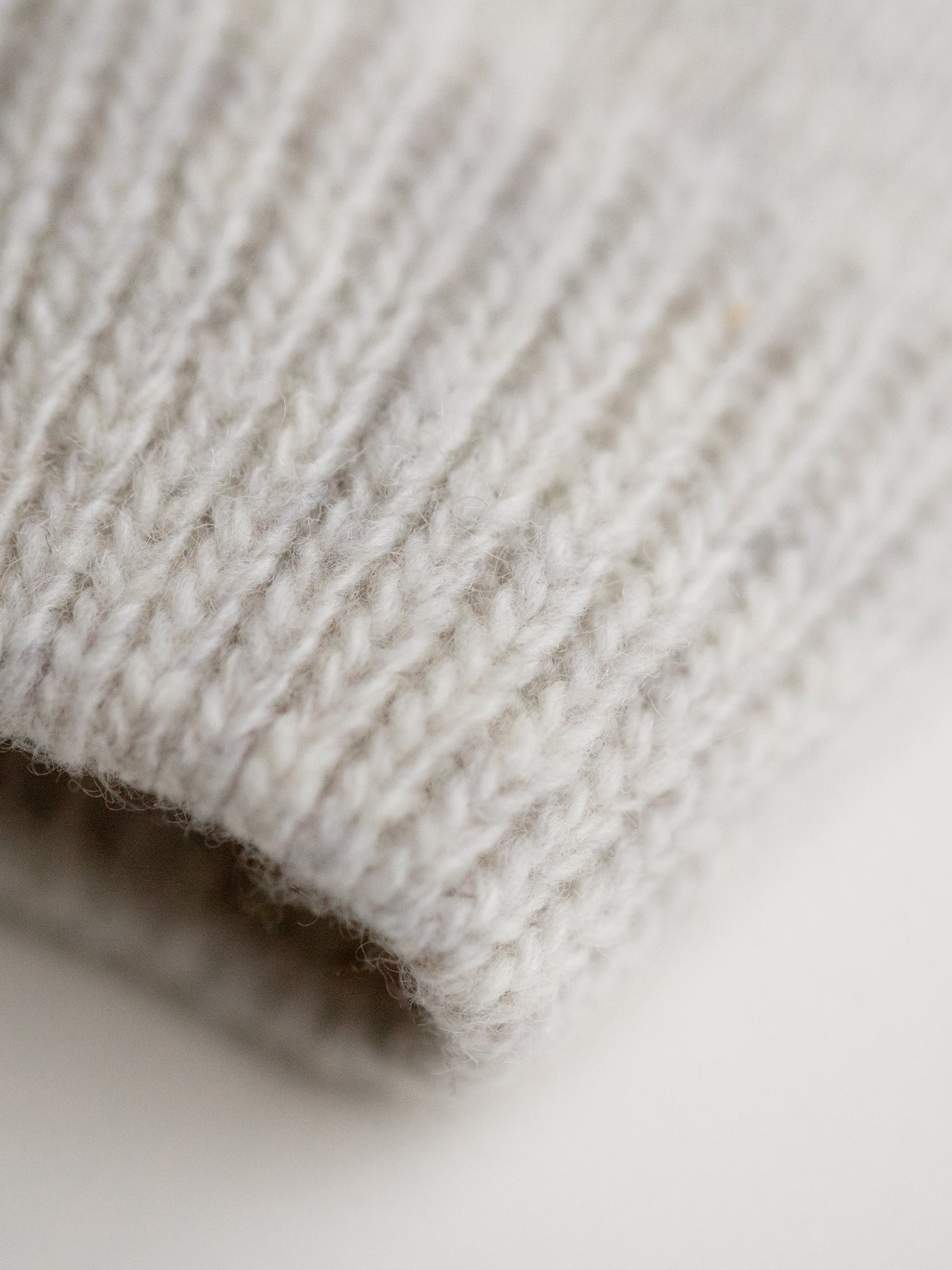 close up merino wool sweater poodle