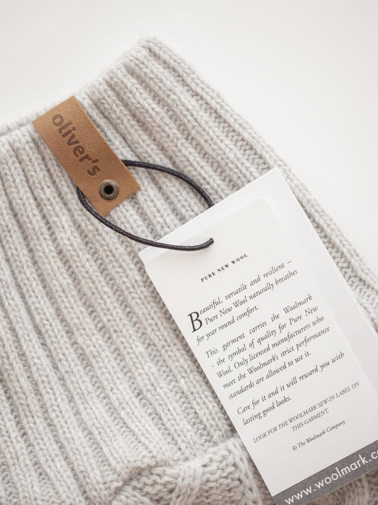 cable knit merino sweater