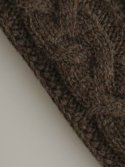 cable knit merino sweater