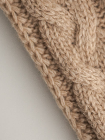 cable knit merino sweater