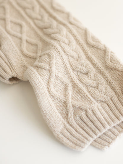 cable knit merino sweater