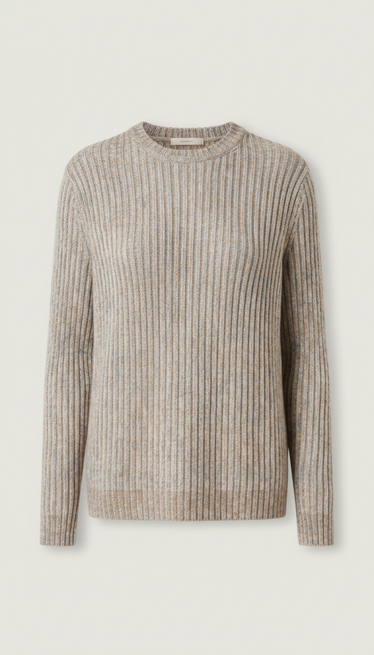 Cashmere ribbed sweater